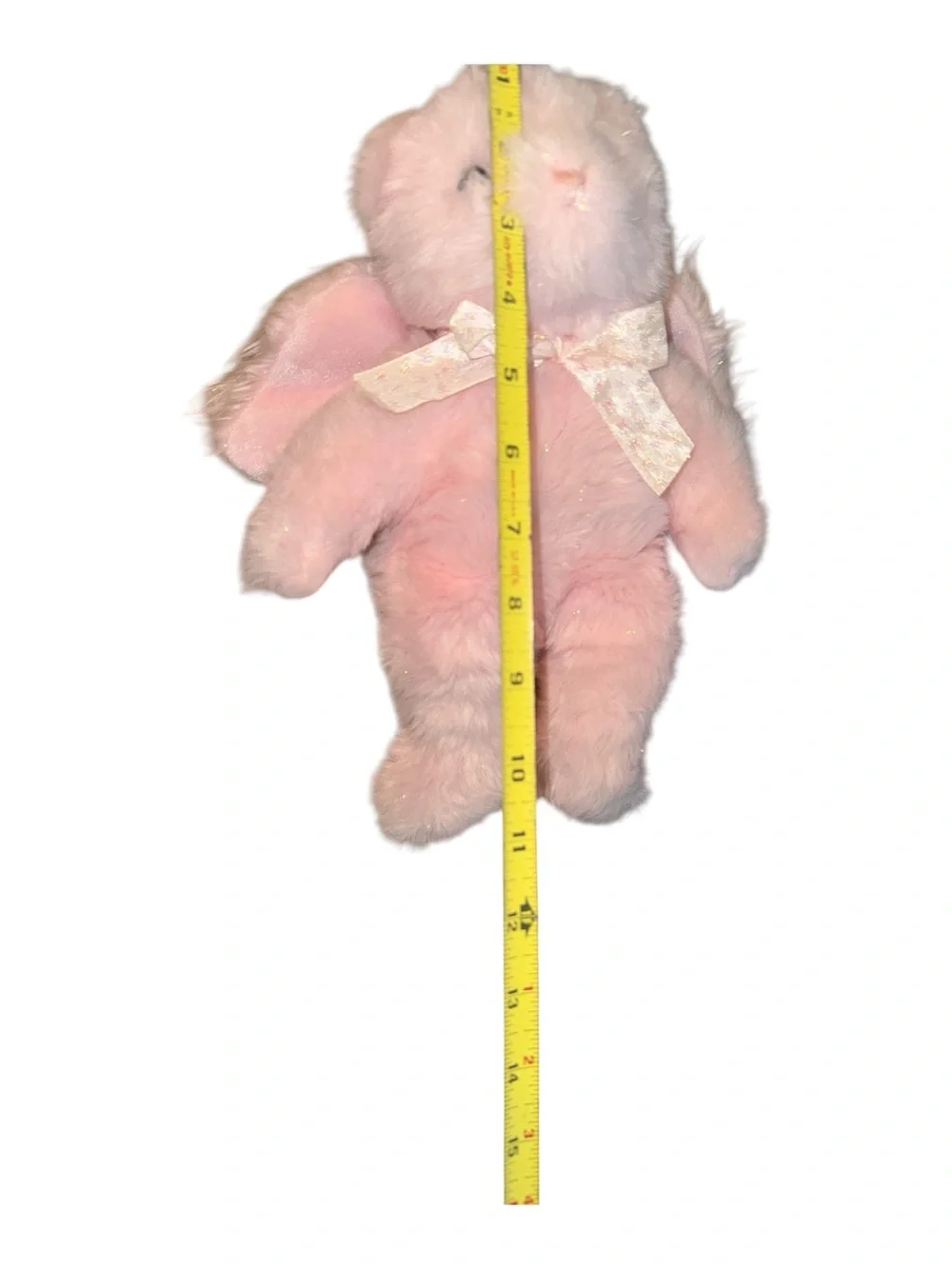 Ty Classic Plush 2006 Retired & RARE FAITHFUL-The Pink Angel Bear
